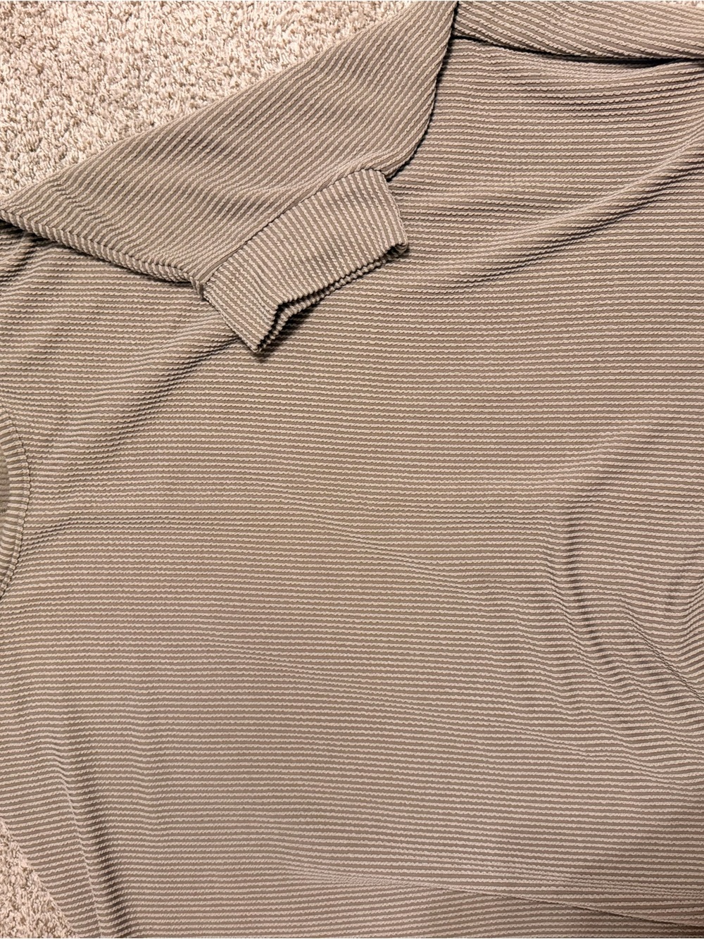 ANDREE BY UNIT Women's Ribbed Mid-length Sleeve Tunic in Taupe